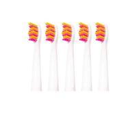 Compatible for 5 Pcs Toothbrush Replaceable Soft Bristle Travel Box Storage Case SG-507B/908/909/917/610/659/719/910(5 pcs Pink Heads)