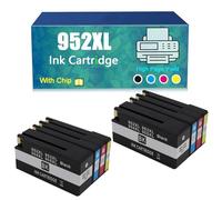 Compatible for 952XL 952 Ink Cartridges Work for HP Officejet 8702 Pro 7720 7730 7740 8210 8216 8710 8714 8715 8717 8720 8724 8725 8730 Printers, with Chip, High-Definition Printing (2 set)