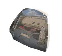 Compatible For 958.1 2011 2012 2013 2014 Real Carbon Fiber Car Front Bumper Engine Hood Bonnet Body Kit(Single-sided carbon)