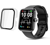 Compatible for AITAFY Smart Watch Case, ceston Hard PC Case with Tempered Glass Screen Protector Compatible with AITAFY Smart Watch 1.69 inch-ID207 (Clear)