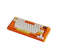 Compatible for Ajazz AK820 MAX 75% Magnetic Mechanical Gaming Keyboard, Screen & Knobs, RGB, Tri-Mode Connection(Orange-Screen-Av)