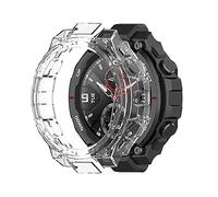 Compatible for Amazfit T-Rex Case, LvBu Silicone TPU Protective Case Cover Compatible for Amazfit T-Rex Smartwatch (Transparent)