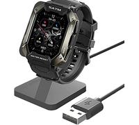 Compatible for AMAZTIM C20 Smartwatch Charger, Desk Watch Stand Holder Charging Dock with Kospet Tank M1 Pro,C20,Hidrate Smart Water Bottle,C20 Pro Watch,TAOPON Rgthuhu LENUMB 1.85 NX3 Watch (Black)