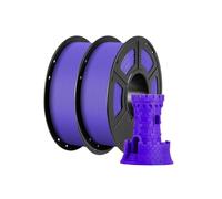 Compatible for Anycubic 3D Printers - PLA 3D Printer Filament 1.75mm 1KG Roll, Printing Material for Toy and Model Making(2kg Purple)