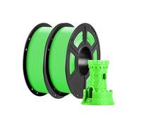 Compatible for Anycubic 3D Printers - PLA 3D Printer Filament 1.75mm 1KG Roll, Printing Material for Toy and Model Making(2kg Green)