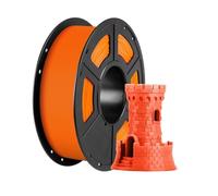 Compatible for ANYCUBIC Kobra 2 Pro, 1.75mm Multicolor PLA Filament 1KG Spool, FDM 3D Printing Material with Color Change Effects(Orange-1kg)