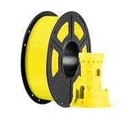 Compatible for ANYCUBIC Kobra 2 Pro, 1.75mm Multicolor PLA Filament 1KG Spool, FDM 3D Printing Material with Color Change Effects(Yellow-1kg)