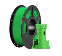 Compatible for ANYCUBIC Kobra 2 Pro, 1.75mm Multicolor PLA Filament 1KG Spool, FDM 3D Printing Material with Color Change Effects(Green-1kg)