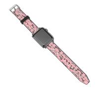 Compatible for Apple Watch Band 38mm 40mm 42mm 44mm Women Men,Schnauzerprinted Soft Durable PU Replacement Straps for IWatch Series 5 4 3 2 1