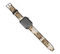 Compatible for Apple Watch Band 38mm 40mm 42mm 44mm Women Men,Sketch of The Shelfprinted Soft Durable PU Replacement Straps for IWatch Series 5 4 3 2 1