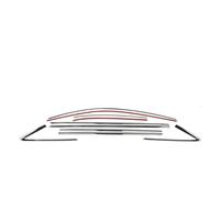Compatible for Audi A3 S3 Sedan 2015 2016 2017 2018 2019 2020 Exterior Window Trim Strip Cover Weatherstrip Decorative Kit(Carbon Fiber Look)