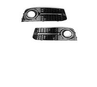 Compatible For Audi A4 B8 2009 2010 2011 Car Front Bumper Fog Light Comb Grilles A4 Grill ABS Grille Car Parts(L and R)