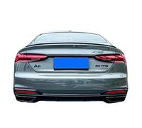 Compatible For Audi A5 2017 2018 2019 2020 Car Rear Trunk Spoiler ABS Material Primer Color Car Tail Wing Decoration(Carbon fiber pattern)