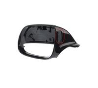 Compatible For Audi Q5 2010-2018 / Q7 2010-2015 Car Accessorie Rear View Door Wing Mirrors Side Mirror Cover Caps Shell Case 1PCS(Black L with hole)