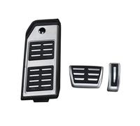 Compatible For Audi Q7 Q8 2016-2025 Stainless Steel Footrest Dead Foot Rest Brake Gas Pedal Pad Cover Set 2024 2023 2022