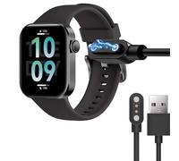 Compatible for AZTTKIA Smart Watch P2 Charger,Blueshaweu 2 Pin Magnetic USB Replacement Charging Compatible with ASWEE P2/AZTTKIA P2 1.85" Touch Display Fitness Tracker Smart Watch (Black)
