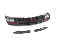 Compatible For Benz CLA Class W117 CLA45 PAK Style Carbon Fiber Back Lip Car Rear Bumper Diffuser Rear Splitters Spoiler Body Kit(FRP Matte Black)