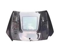 Compatible For Benz W205 S205 C205/C43 Compatible For AMG Tuning 2015-2018 Transparent Style Carbon Fiber/Forged Fiber Engine Cover Bonnet Hood(Carbon fiber)
