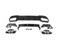 Compatible For Benz W212 E63 E Class 13-2016 Rear Diffuser E63 AMG Look W/Exhaust Tip