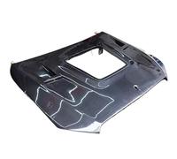 Compatible For Benz W213 W238 E300 E400 Coupe 2017-2021 IMP Real Carbon Fiber Bonnet Front Engine Transparent Hood Vent C(Black)