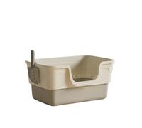 Compatible For Big Mac, Oversized Semi-closed Cat Litter Box, With Sand Leakage Board, Oversized Shovel(Kom Grey (25kg))