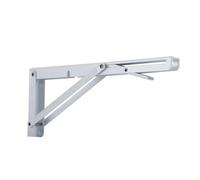 Compatible for Billie Thickened Stainless Steel L-Type Folding Bracket for Wall Mounted Shelf Support(Iron Black 10In. Price)