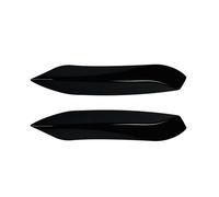 Compatible for BMW F80 M3 2014-2019 F82 F83 M4 2015-2020 Car Front Bumper Lip Splitter Canards Spoiler Fog Light Lamp Eyebrow Frame Cover(Glossy Black)