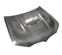 Compatible For BMW F97 F98 X3M X4M 2019-2023 Real Forged Carbon Fiber Front Bumper Bonnet Engine Hood Vent Cover ST Bodykit(Monolayer Carbon)