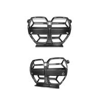 Compatible For BMW M3 M4 G80 G82 G83 Dry Carbon Fiber Racing Grills Center Mesh ST CSL V Style Car Kit Air Inlet Grille Spoiler Body Kits(CSL-NO ACC)