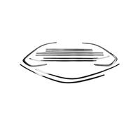 Compatible for BMW X5 2014-2018 Chrome Black Car Exterior Window Decoration Strip Moulding Trim Seal Belt Weatherstrip Decorative