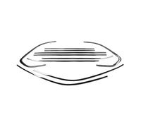 Compatible for BMW X5 2014-2018 Chrome Black Car Exterior Window Decoration Strip Moulding Trim Seal Belt Weatherstrip Decorative