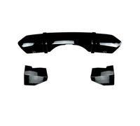 Compatible For BMW X5 F15 2014-2018 Sport MP Gloss Black Carbon Fiber Rear Bumper Lip Diffuser Spoiler Side Splitter Cover ABS(Glossy black)
