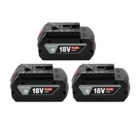 Compatible for Bosch 18V ，Professional Cordless Tool Bat609 Bat618 Gba18v80 18V 10000mAh Replacement Power Tool Battery(3pcs)