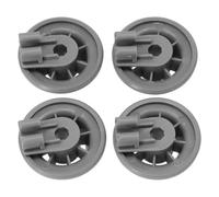 Compatible for Bosch Lower Basket Rollers 4-Pack | Waterproof plastic wheels enable smooth dish rack sliding