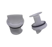 Compatible For Bosch, Washing Machine Drain Cover Set | Includes pump plug, filter plug, knob cover; for drum washers; snap-in.