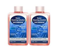 Compatible for Braun 3 5 7 8 9 Series CCR2 CCR4 Shaver Cleaning Cartridge Refill Liquid, 300ml Razor Cleaning Solution(2 pcs)