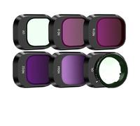 Compatible For BRDRC Lens Filters Compatible For DJI Mini 4 Pro UV CPL ND8/ND16/ND32 ND64 Neutral Density Filter Set Drone Photography Accessory(6 in 1 ND)