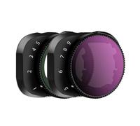 Compatible For BRDRC VND Lens Filters Compatible for DJI Mini 3/3 Pro Drone VND4-32/64-512 Adjustable Optical Glass Variable ND Filters Camera Accessories(2 in 1)