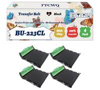 Compatible for Brother BU-223CL Transfer Belt Work for Brother HL-L3270CDW MFC-L3770CDW HL-L3210CW MFC-L3710CW Printers, with Chip, High Yield 50000 Pages, High-Definition Printing (4 Pack Black)