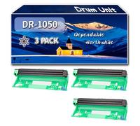 Compatible for Brother DR-1050 Drum Unit, Work for Brother HL-1112 HL-1210W HL-1212W MFC-1810 MFC-1910W HL-1110 Printers, Drum Unit DR1050 DR 1050 (3 Pack Black)
