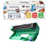 Compatible for Brother DR 1150 Drum Unit Work for Brother DCP-L1640W DCP-L1642W DCP-L1642WXL DCP-L1660W Printers, with Chip, High Yield 15000 Pages, High-Definition Printing (1 Pack Black)