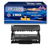 Compatible for Brother DR-2305 Drum Unit, Work for Brother HL-L2300D L2320D L2340DW L2380D L2360DW L2360DN L2365DW MFC-L2700D Printers, Drum Unit DR2305 (1 Pack Black)