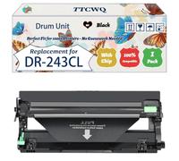 Compatible for Brother DR-243 rum Unit Work for Brother DCP-L3510CDW HL-L3210CW MFC-L3710CW MFC-L3770CDW Printers (1 Pack Black)