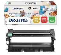 Compatible for Brother DR-248CL Drum Unit Work for Brother HL-L3215CW HL-L3240CDW HL-L3220CW HL-L8230CDW HL-L3220CWE Printers (1 Pack Black)