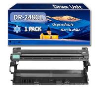 Compatible for Brother DR-248CL Drum Unit, Work for Brother HL-L3215CW HL-L3240CDW HL-L3220CW HL-L8230CDW HL-L3220CWE HL-L8240CDW Printers, Drum Unit DR248CL (1 Pack Cyan)