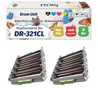 Compatible for Brother DR-321 R321 rum Unit Work for Brother MFC-L8600CDW MFC-L8650CDW MFC-L8850CDW Printers (2 Set)