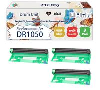 Compatible for Brother DR1050 DR-1050 Drum Unit Work for Brother MFC-1810 MFC-1810E MFC-1810R MFC-1815R MFC-1910 Printers (3 Pack Black)