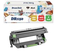 Compatible for Brother DR1150 Drum Unit Work for Brother DCP-L1640W DCP-L1642W DCP-L1660W HL-L1240W HL-L1242W Printers, with Chip, High Yield 20000 Pages, High-Definition Printing (1 Pack Black)