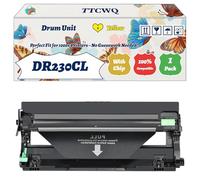 Compatible for Brother DR230CL Drum Unit Work for Brother DCP-9010 HL-3040CN HL-3070CW MFC-9120CN MFC-9320CW Printers, with Chip, High Yield 15000 Pages, High-Definition Printing (1 Pack Yellow)