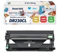 Compatible for Brother DR230 rum Unit Work for Brother DCP-9010CN HL-3070 MFC-9010CN MFC-9125CN MFC-9325CW Printers, with Chip, High Yield 15000 Pages, High-Definition Printing (1 Pack Cyan)